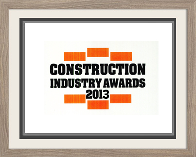 Construction Industry Awards 2013 to BBCL - Real estate builders in Chennai